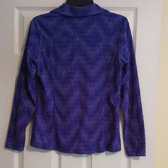 Columbia Purple Geometric Pullover - Picture 3 of 6